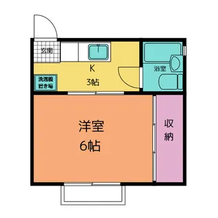メゾンタカハシ【2階】の間取り
