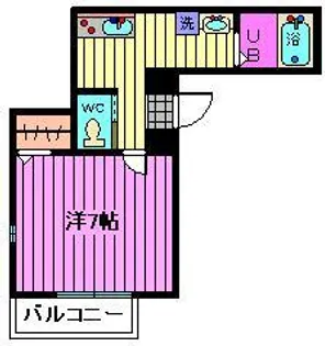 ホリーパレス南浦和【2階】の間取り