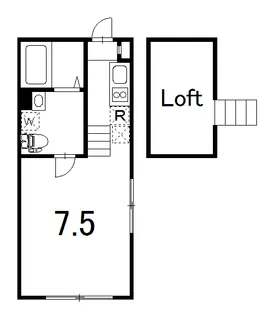 RITZ KAGURAZAKA【1階】の間取り