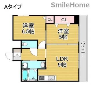 ACCESS【6階】の間取り