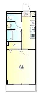 東京都大田区羽田3【マンション】の間取り