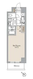 グランフェリシア巣鴨【5階】の間取り