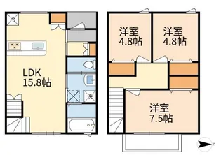 神奈川県川崎市多摩区菅6【一戸建】の間取り