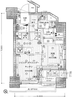 モナーク錦糸町親水公園【6階】の間取り