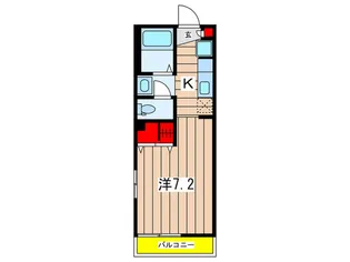 コーコ南日吉【1階】の間取り
