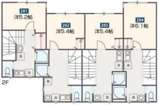 MELDIAノイエ【2階】の間取り