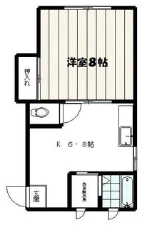 コーポ大滝【1階】の間取り