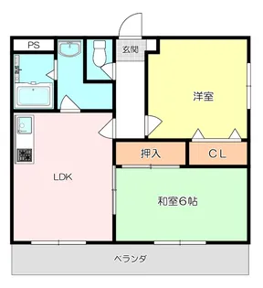 エスペランサ園田【3階】の間取り