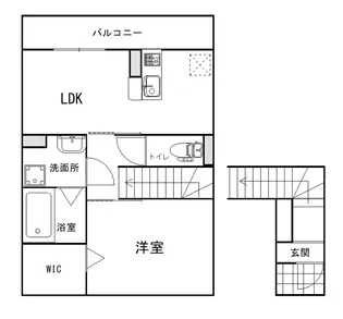 セリシエール陣内【2階】の間取り