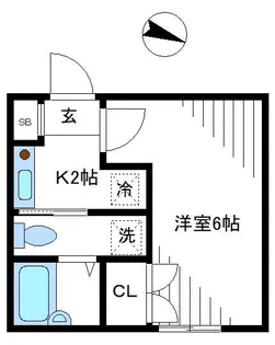 Zeal Nakano【2階】の間取り