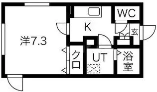 blue palette赤羽弁天通り【2階】の間取り