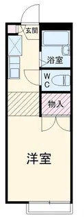 パークサイド春里【1階】の間取り