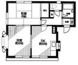 メゾンドール【1階】の間取り