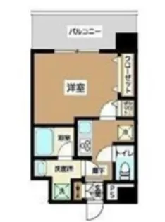 JU TOWER FRONT 北斎St【7階】の間取り
