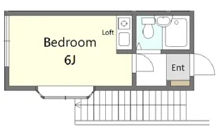 プラザドゥボーグ【2階】の間取り
