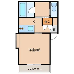 メゾングレイ【1階】の間取り
