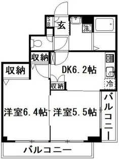 グラース・ビ高島平【4階】の間取り
