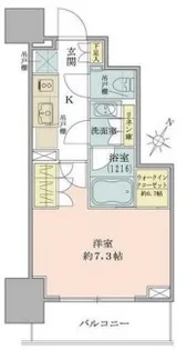 ザ・パークワンズ品川戸越【5階】の間取り