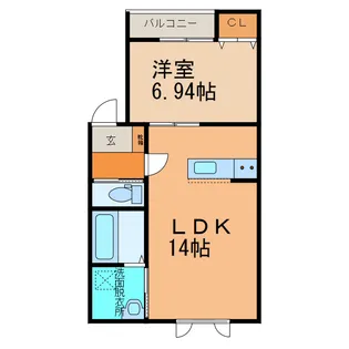 entr’ee【3階】の間取り