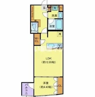 オープンブルーム渋谷本町【3階】の間取り