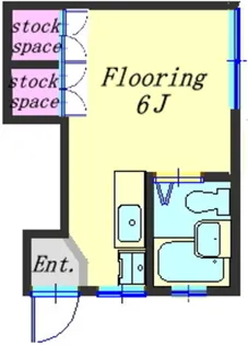 KYハイツ【1階】の間取り