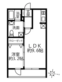 シャインヒルズ【2階】の間取り