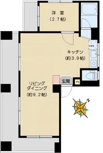第三高津ビル【5階】の間取り