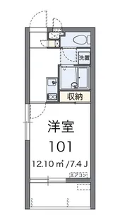 レオネクストMorishita【2階】の間取り