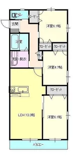 エアフォルク【2階】の間取り
