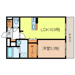 ボヌール・コート立町【2階】の間取り