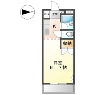 セレニテ東山【1階】の間取り