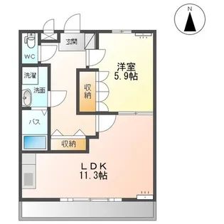 クレストール広表【2階】の間取り