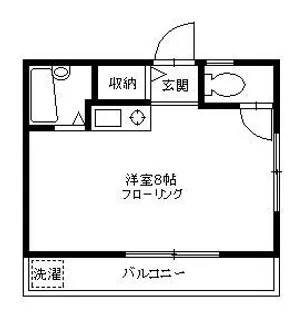 アドホックタウン羽沢【2階】の間取り