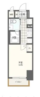 エスライズ梅田DOSHIN【6階】の間取り