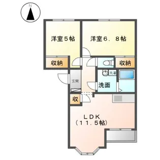 エターナル【2階】の間取り