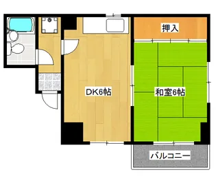 マンション信濃【3階】の間取り