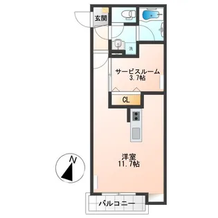 San Siro(サンシーロ)【2階】の間取り