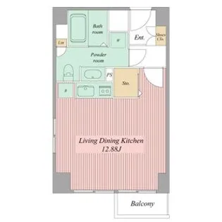 ミュプレ矢場町【7階】の間取り