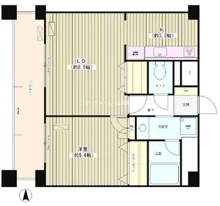 CASA MIA【6階】の間取り