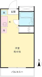 シャトーエース【3階】の間取り
