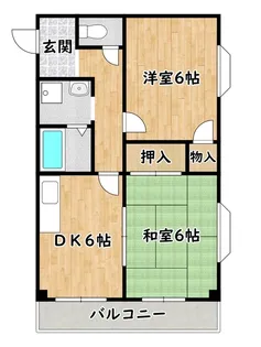 ドリームハイツ【3階】の間取り