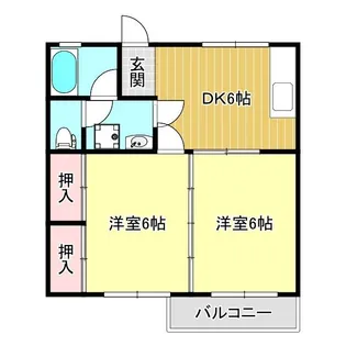 フロンティア120 シャトレーヌB【2階】の間取り
