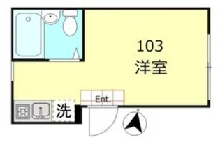アーバンフラット要町【1階】の間取り