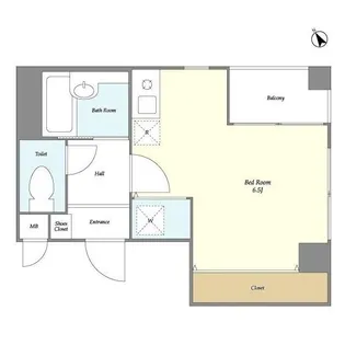 ヴィラ南蒲田【2階】の間取り