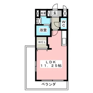 プレミアムキャッスル小牧中央【2階】の間取り
