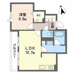 ソピア祇園【2階】の間取り