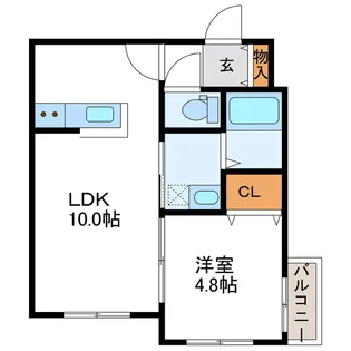 MTガーデンNorth【3階】の間取り