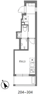 アリカ大森1【2階】の間取り