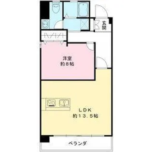 コーポ林【3階】の間取り