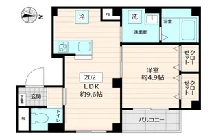 仮称)DECORA morishita【2階】の間取り